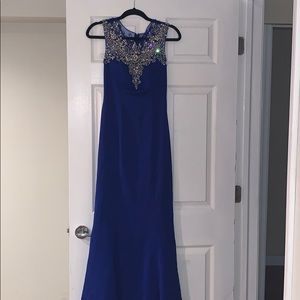Royal blue dress